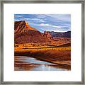 Colorado River At Fisher Towers #1 Framed Print