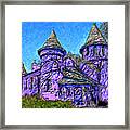 Colorful Curwood Castle #2 Framed Print