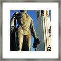 Columbus And The Coit Tower #1 Framed Print