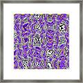 Composition Panel Color Abstract #1 Framed Print