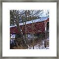 Cresson Covered Bridge. #1 Framed Print