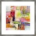 Crossroads - Green Framed Print