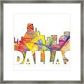 Dallas Texas Skyline #1 Framed Print
