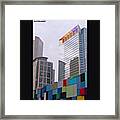 #downtown #houston From #discoverygreen #1 Framed Print