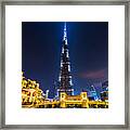 Dubai - Burj Khalifa #1 Framed Print