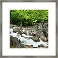 Ellis River Waterfall Framed Print