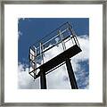 Empty Sign Frame #1 Framed Print