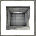 Empty Single Garage #1 Framed Print