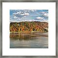 Fall Colors On Cheat Lake Morgantown #1 Framed Print