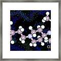 Fentanyl, Molecular Model #1 Framed Print