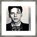 Frank Sinatra Mug Shot Vertical #1 Framed Print