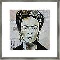 Frida Kahlo Press #1 Framed Print