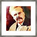 G. K. Chesterton, Literary Legend #1 Framed Print