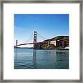 Golden Gate Bridge In San Francisco, Usa Framed Print