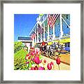 Grand Hotel Carriage #1 Framed Print