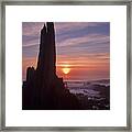 Hartland Seascape From The West Coast Of Devon #1 Framed Print