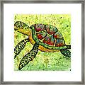 Hawaiian Sea Turtle 3 Framed Print