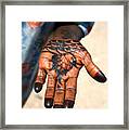 Henna Hand #1 Framed Print