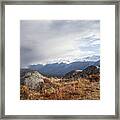 High Country In Fall #1 Framed Print