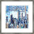 Hong Kong Skyline #1 Framed Print