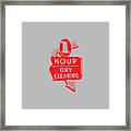 1 Hour Dry Cleaning Framed Print