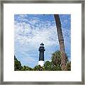 Hunting Island Lighthouse #1 Framed Print