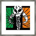 Irish Mandalorian Flag #1 Framed Print