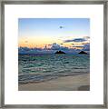 Island Romance Framed Print