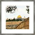 Jerusalem Walls #1 Framed Print