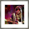Jimi Hendrix Electric Guitarist #1 Framed Print