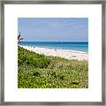 Juno Beach In Florida #1 Framed Print