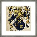King Of France Coat Of Arms - Livro Do Armeiro-mor Framed Print