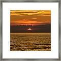 Lake Michigan Sunset  #1 Framed Print