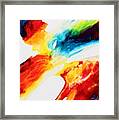 Large Abstract Art #1 Framed Print