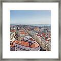 Lisbon's City Panorama #3 Framed Print
