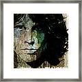 Lizard King / Jim Morrison Framed Print
