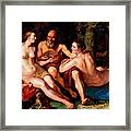 Lot And His Daughters #1 Framed Print