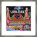 Luna Park Framed Print