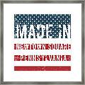 Made In Newtown Square, Pennsylvania #1 Framed Print