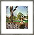 Make Way For Ducklings - Boston #1 Framed Print