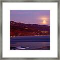 Malibu Moonrise #1 Framed Print