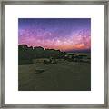 Milky Way Beach #1 Framed Print