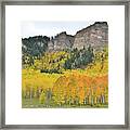 Million Dollar Highway Aspens #3 Framed Print