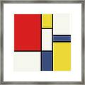 Mondrian Inspired #1 Framed Print