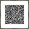 Monochromatic Abstract #1 Framed Print