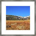 Moraine Park In Rocky Mountain National Park #1 Framed Print