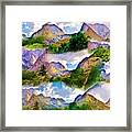 Mountain Collage #1 Framed Print