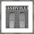 Nashville #1 Framed Print