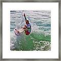 Nikki Van Dijk Surfer #1 Framed Print