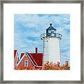 Nobska Point Lighthouse Framed Print